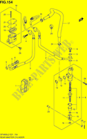 CILINDRO PRINCIPAL TRASERO (SFV650AL2 E21) para Suzuki GLADIUS 650 2012