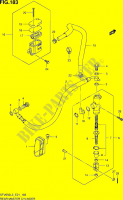 CILINDRO PRINCIPAL TRASERO (SFV650UL3 E21) para Suzuki GLADIUS 650 2015