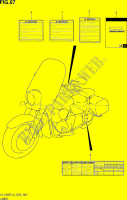 ETIQUETA (VL1500TL3 E02) para Suzuki INTRUDER 1500 2013