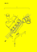 FILTRO AIRE (AVANT)(MODELE H/J/K/L/M/N/P/R) para Suzuki INTRUDER 1400 1991