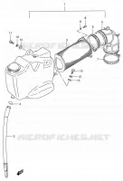 FILTRO AIRE (AVANT)(MODELE N/P/R) para Suzuki INTRUDER 800 1992
