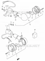 LAMPARA INTERMITENTE (MODELE N/P/R) para Suzuki INTRUDER 800 1992