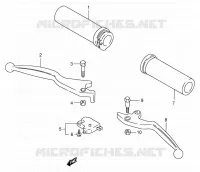 MANETA PUÑO (MODELE N/P/R) para Suzuki INTRUDER 800 1992