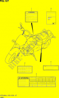 ETIQUETA (VZR1800L4 E03) para Suzuki INTRUDER 1800 2014