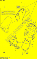 TAPA FARO (VZR1800ZL4 E03) para Suzuki INTRUDER 1800 2014