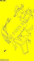 CUBRE ESTRUCTURA CENTRAL (VZR1800UFL3 E19) para Suzuki INTRUDER 1800 2013