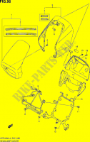 TAPA FARO (VZR1800ZL4 E02) para Suzuki INTRUDER 1800 2014